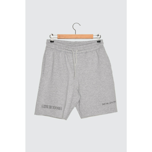 Trendyol Shorts - Gray - Normal Waist