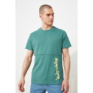 Trendyol Green Men's Regular Fit Short Sleeve T-Shirt