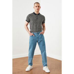 Trendyol Blue Men Essential Crop Jeans