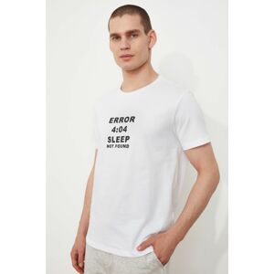 Trendyol White Slogan T-Shirt