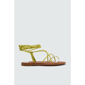 Trendyol Sandals - Green - Flat