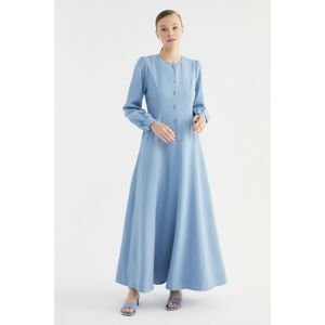 Trendyol Blue Button Detailed Dress