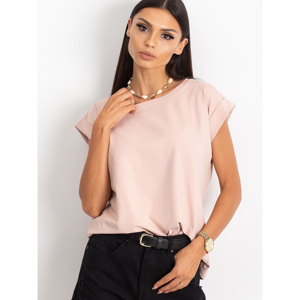 Plain women´s t-shirt, dusty pink