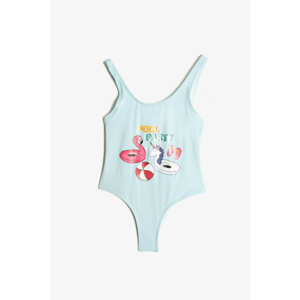 Koton Light Blue Girl's Swimwear