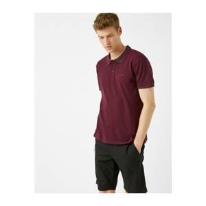 Koton Polo T-shirt - Purple - Regular fit