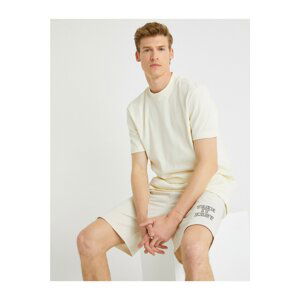 Koton T-Shirt - Ecru - Regular fit