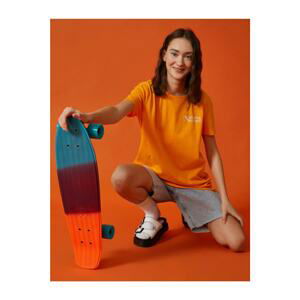 Koton Women's Orange Print T-shirt