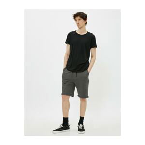 Koton Men's Gray Pocket Shorts