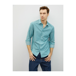 Koton Classic Collar Cotton Long Sleeve Shirt