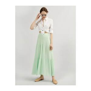 Koton Women Green Long Skirt