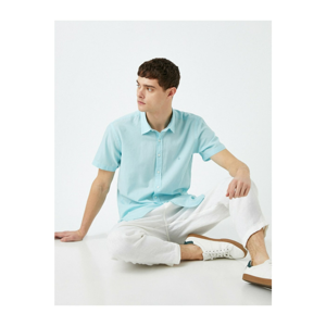 Koton Shirt - Turquoise - Regular