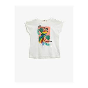 Koton Girl Ecru T-Shirt