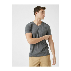 Koton Men's Gray T-Shirt