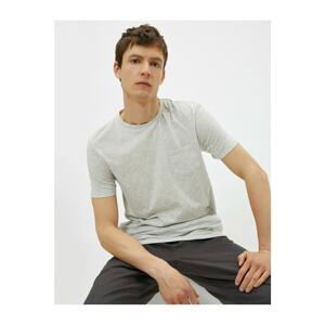 Koton Short Sleeve Crew Neck Pocket T-Shirt