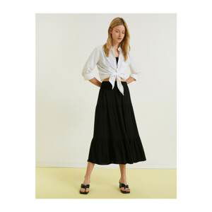 Koton Long Skirt Elastic Waist