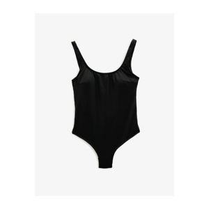 Koton Swimsuit - Black - Plain