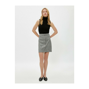 Koton Button Detailed Mini Skirt
