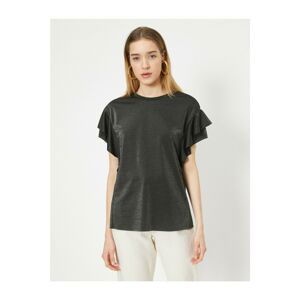 Koton Ruffle Detail T-shirt