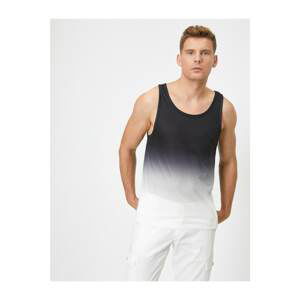 Koton Men's Black Gradient Singlet