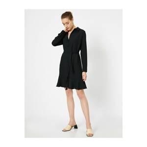 Koton Skirt Detailed Shirt Dress