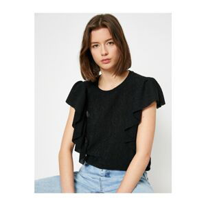 Koton Ruffle Detail T-shirt