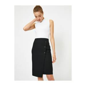 Koton Button Detailed Pencil Skirt