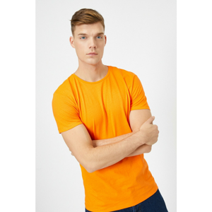 Koton Crew Neck 100% Cotton Slim Fit Basic T-Shirt