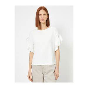 Koton Ruffle Detail T-shirt