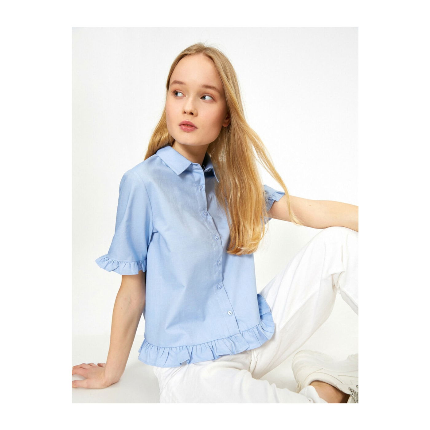 Koton Women Blue Shirt