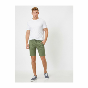 Koton Shorts - Khaki - Normal Waist