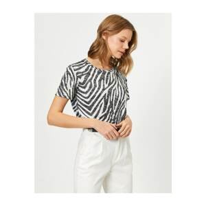 Koton Zebra Patterned T-shirt