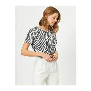 Koton Zebra Patterned T-shirt