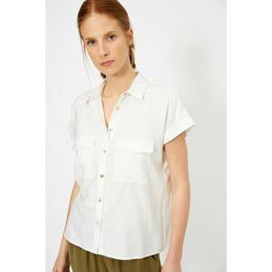 Koton Shirt - White - Regular fit