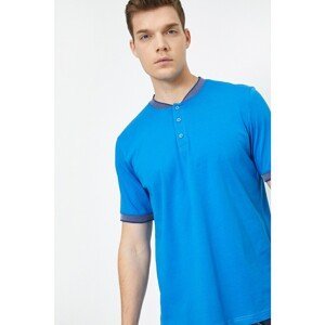 Koton Men's Saxe Blue T-Shirt