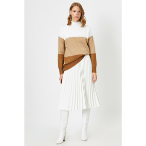 Koton Pleated Midi Skirt