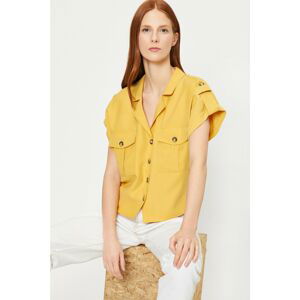 Koton Women Mustard Shirt