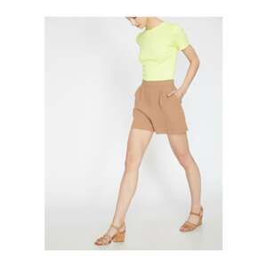 Koton Women Brown Normal Rise Shorts