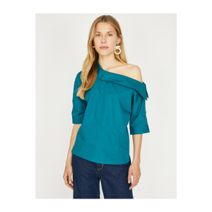 Koton Blouse - Blue - Regular