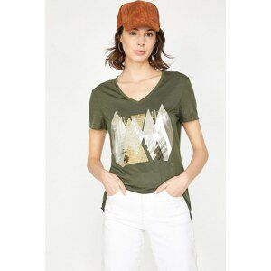 Koton T-Shirt - Green - Regular fit