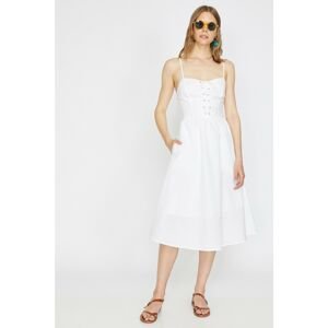 Koton Women Ecru The Summer White Dress - White Summer Dress