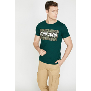 Koton T-Shirt - Green - Regular fit