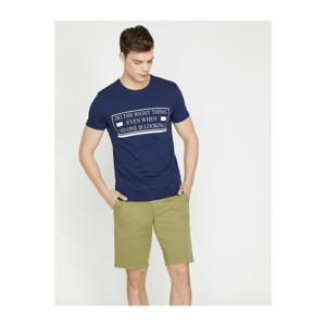 Koton Man Navy Blue T-Shirt