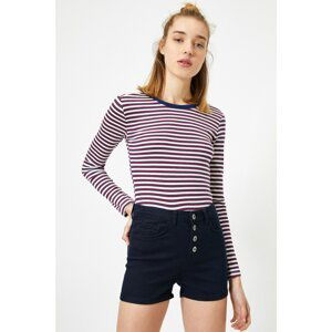 Koton Women's Navy Blue Shorts & Bermuda