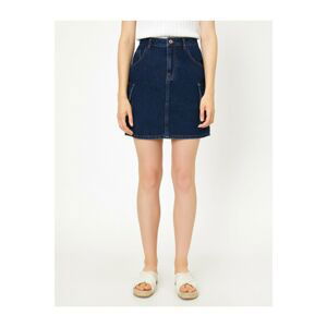 Koton Skirt - Navy blue - Mini