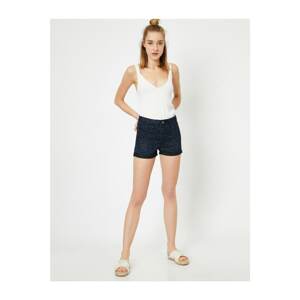 Koton Women Navy Blue Shorts