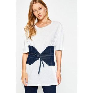 Koton Women Navy Blue Detailed Blouse