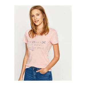 Koton Women's Pink T-Shirt