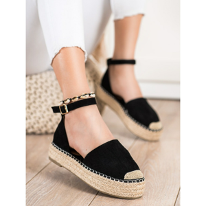 SHELOVET ESPADRILLES WITH BUCKLE