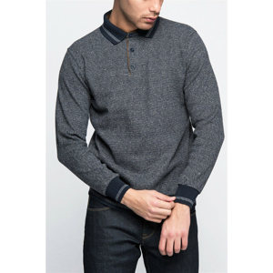 1020 DEWBERRY MEN'S SWEATSHIRT-PATTERNED LACİVERT