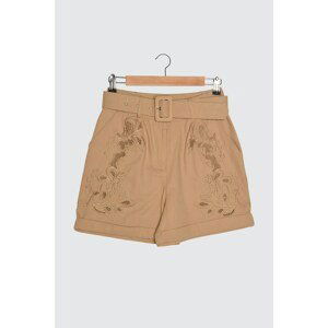 Trendyol Stone Embroidery Detailed Shorts & Bermuda